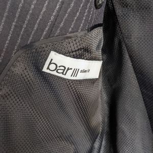 Bar III men's suit pinstripe